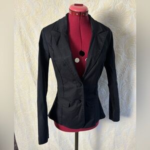 Weissman Navy Blue Button Up Blazer